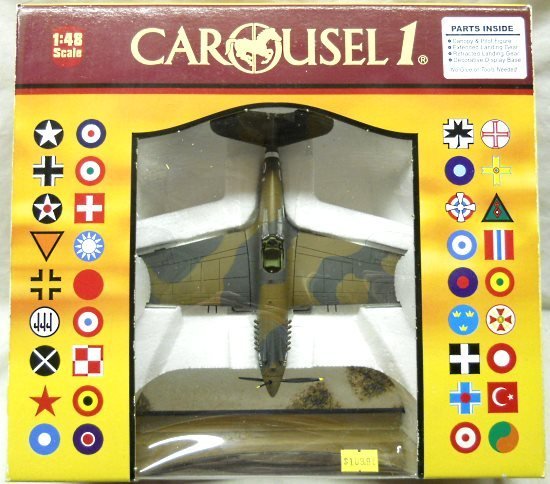 Carousel 1 1/48 Curtiss P-40C Flying Tigers AVG 1st Pursuit Sq (Adam & Eves) Greg Pappy Goyington Medal of Honor (28 Kills), 6101 plastic model kit